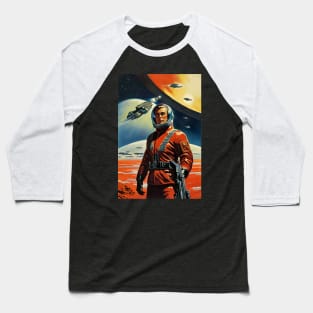 Soviet cosmonaut on mars Baseball T-Shirt